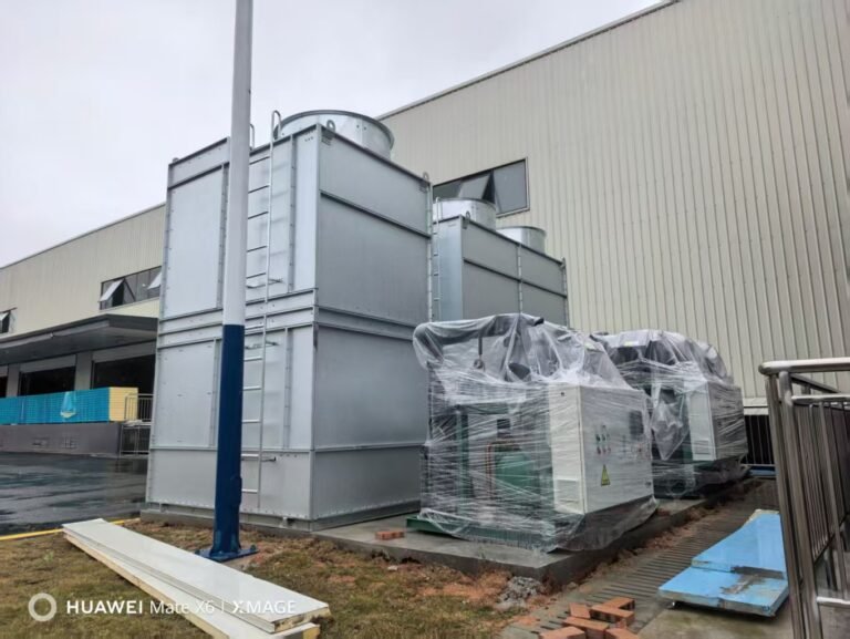Outdoor evaporative condenser